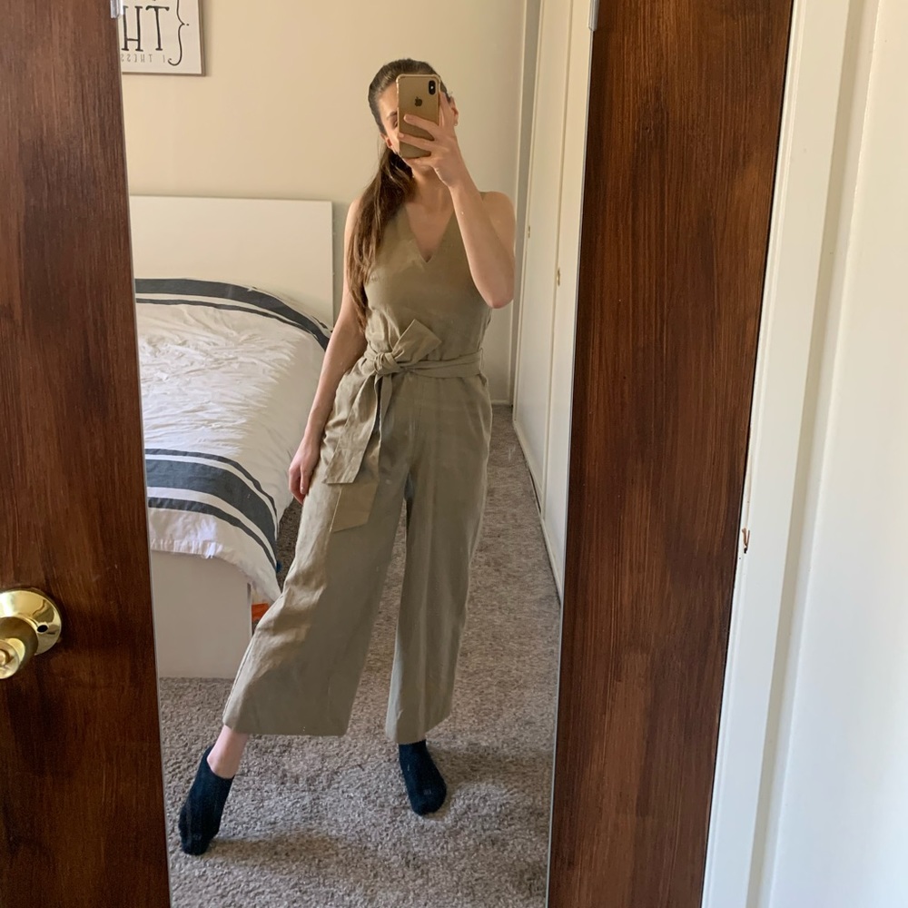 Linen blend J.Crew Jumpsuit.